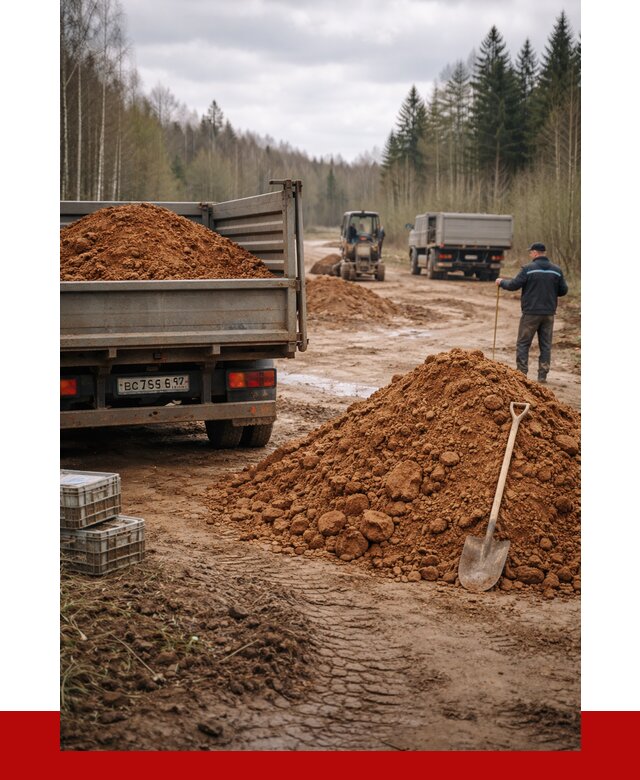 Глина и суглинки в Москве от 4626 р. за куб | ПРОНЕРУДМск