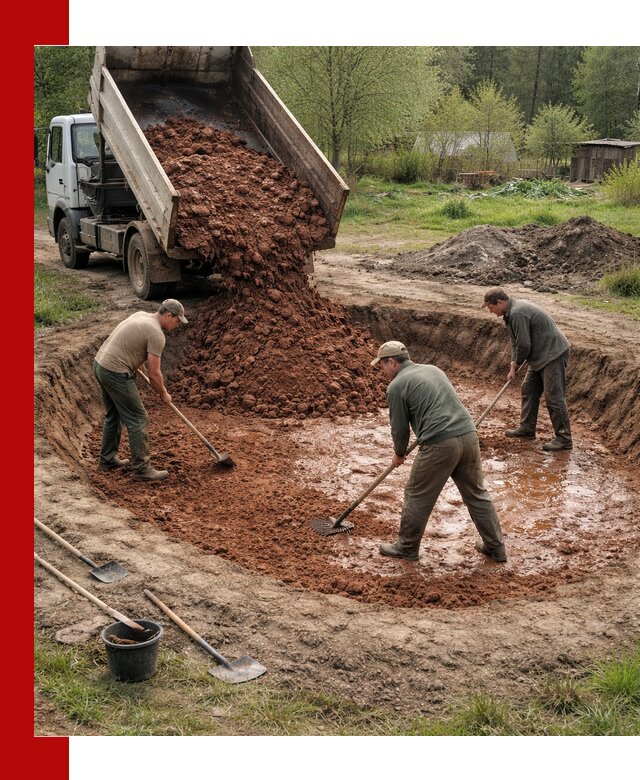 Купить качественную глину для пруда в Москве