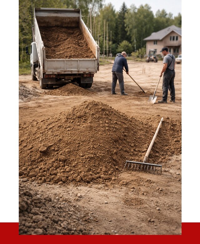 Суглинок для планировки в Москве с доставкой от 4317 р. | ПРОНЕРУДМск
