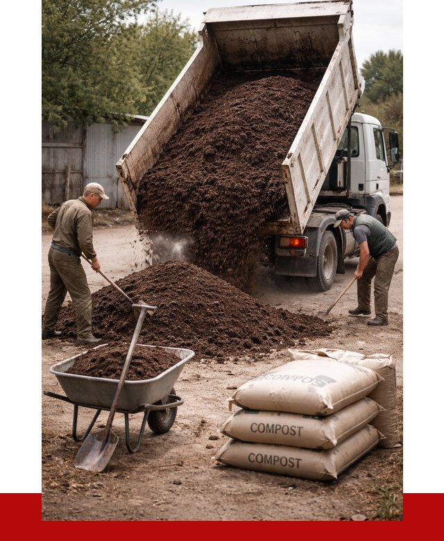 Купить компост в Москве от 4317 р. за куб с доставкой | ПРОНЕРУДМск