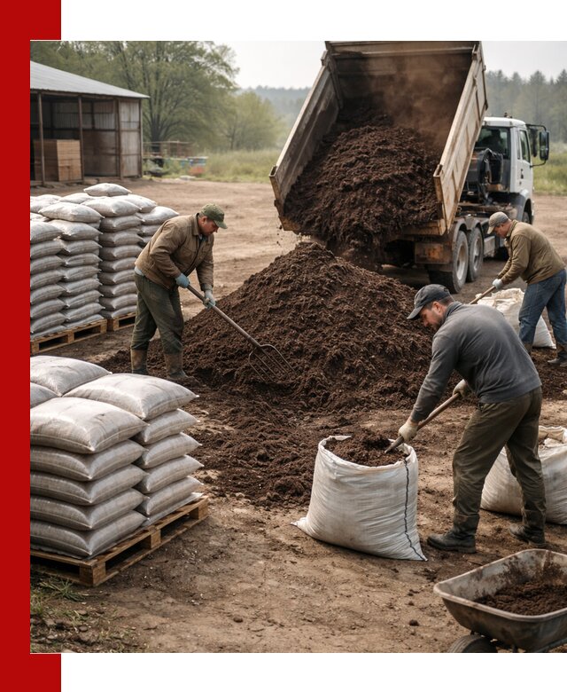 Доставка компоста оптом и в розницу в Москве
