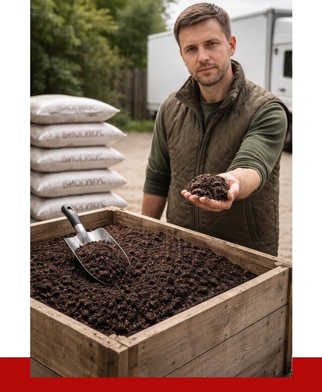 Купить биогумус в Москве с доставкой от 8737 р. за куб | ПРОНЕРУДМск