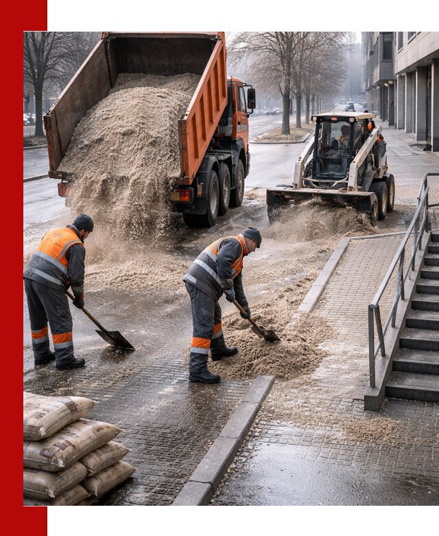 Поставка противогололедных материалов в Москве
