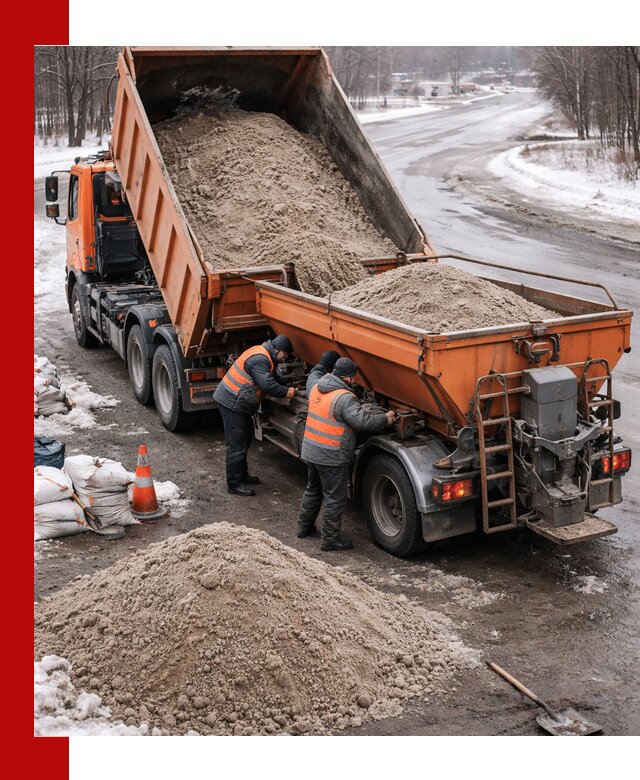 Поставка и вывоз пескосоля в Москве оптом и в розницу