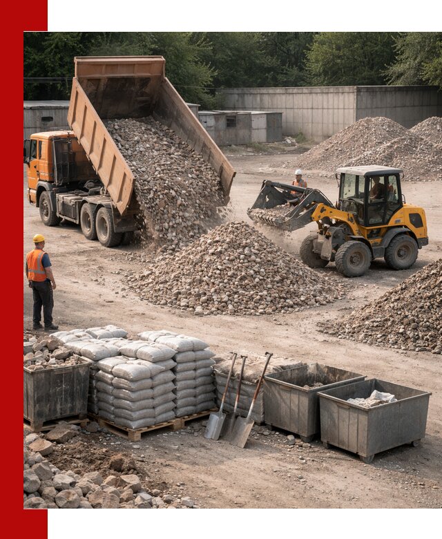 Вторичные материалы для отсыпки в Москве — поставка и доставка