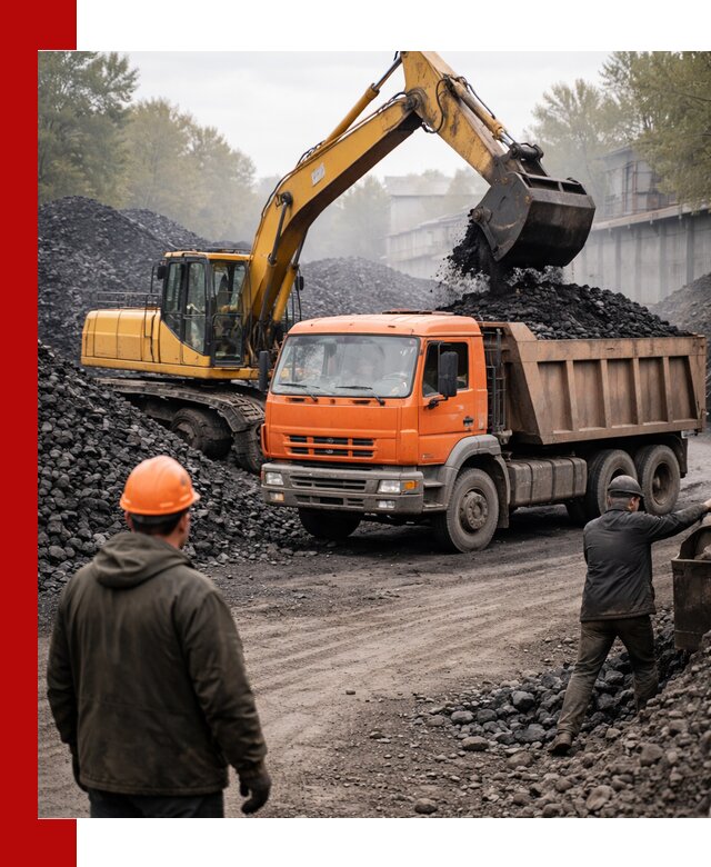 Доставка угля автотранспортом в Москве быстро и выгодно
