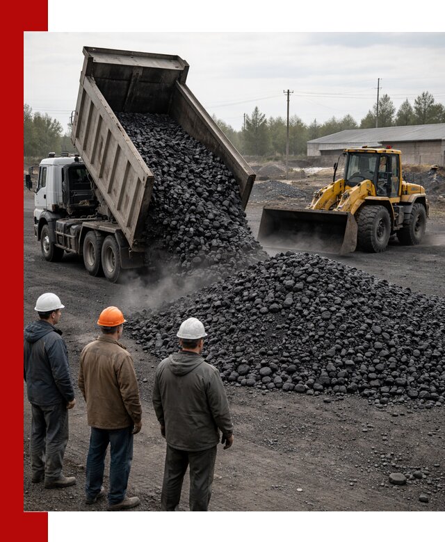 Доставка угля антрацита в Москве с самосвалами и погрузкой