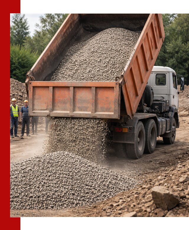 Доставка сыпучих материалов самосвалом в Москве быстро и надежно