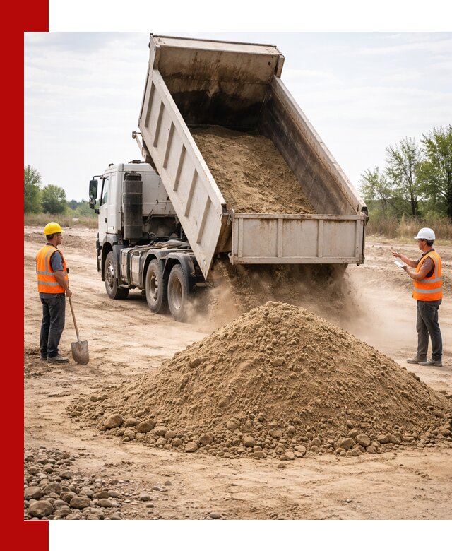 Доставка самосвалом 15 кубов в Москве за город и по городу