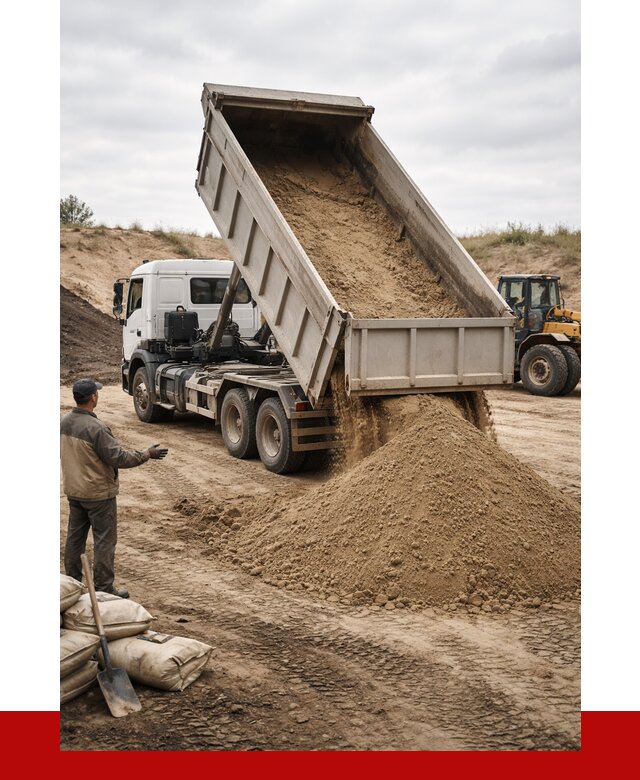 Доставка самосвалом 20 кубов в Москве от 7709 р. | ПРОНЕРУДМск