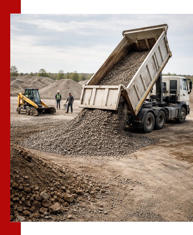 Доставка самосвалом 25 м³ в Москве быстро и надежно