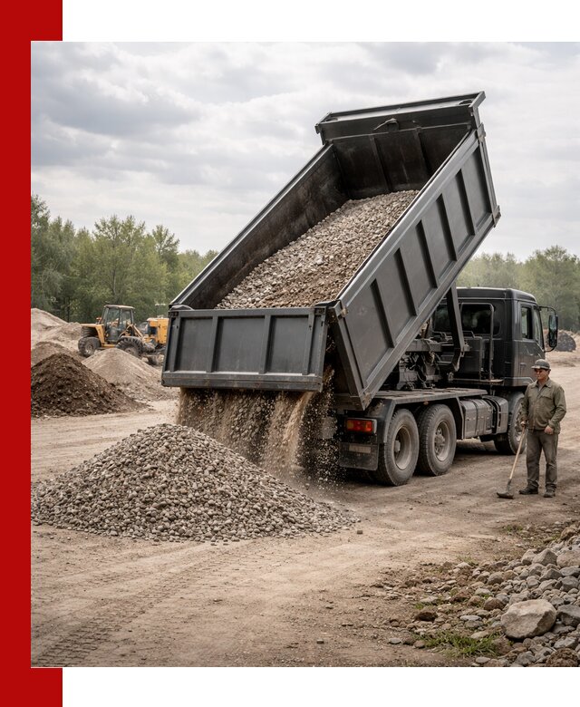 Доставка самосвалом 30 м3 по выгодным ценам в Москве