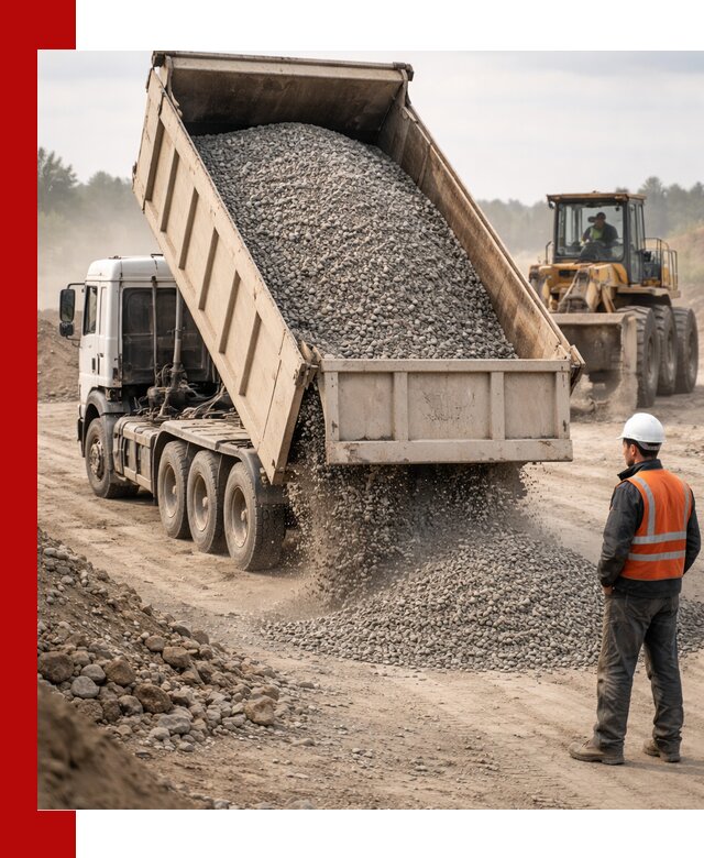 Доставка самосвалом 40 кубов цемента и сыпучих в Москве