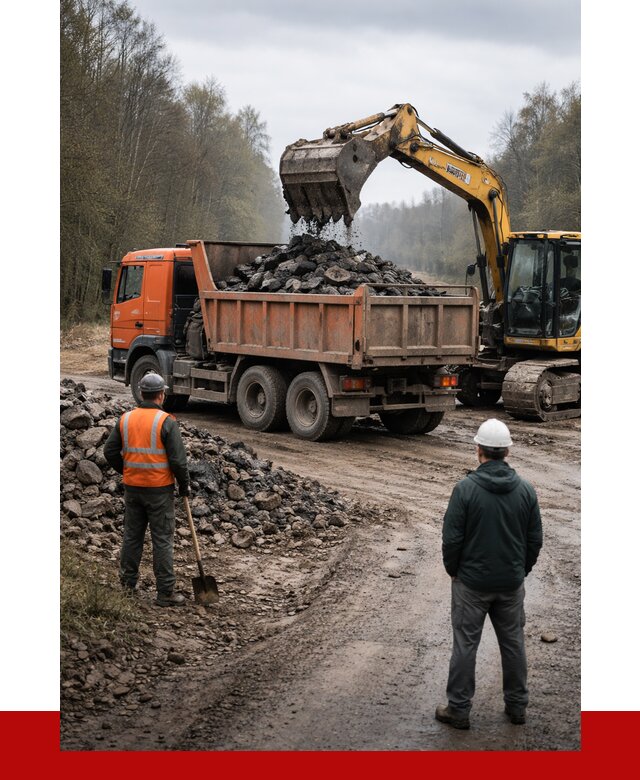 Вывоз асфальта в Москве от 4626 р. самосвалом ПРОНЕРУДМск
