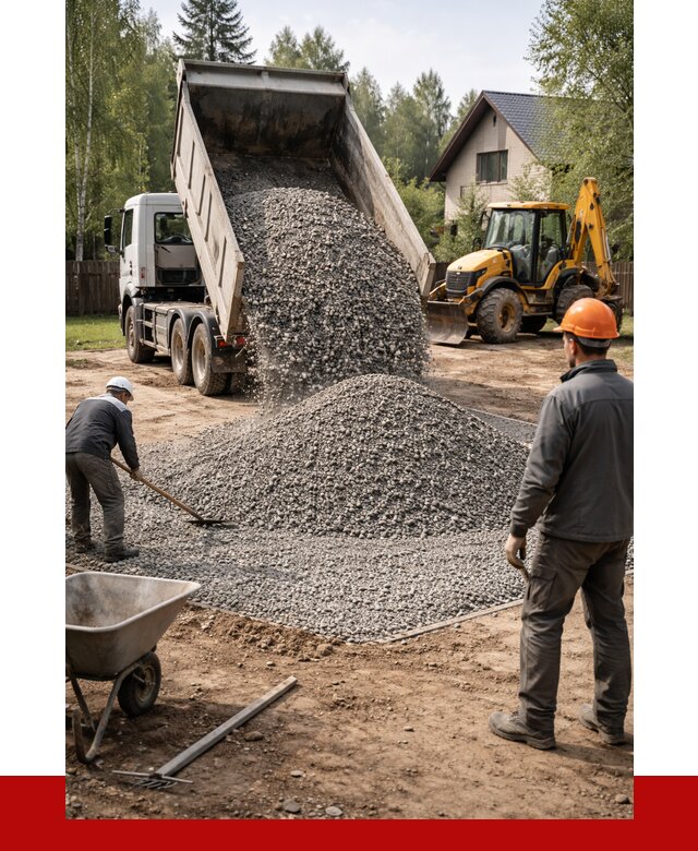 Отсыпка участка щебнем в Москве от 6681 р. ПРОНЕРУДМск