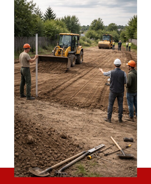 Планировка участка грунтом в Москве от 4626 р ПРОНЕРУДМск
