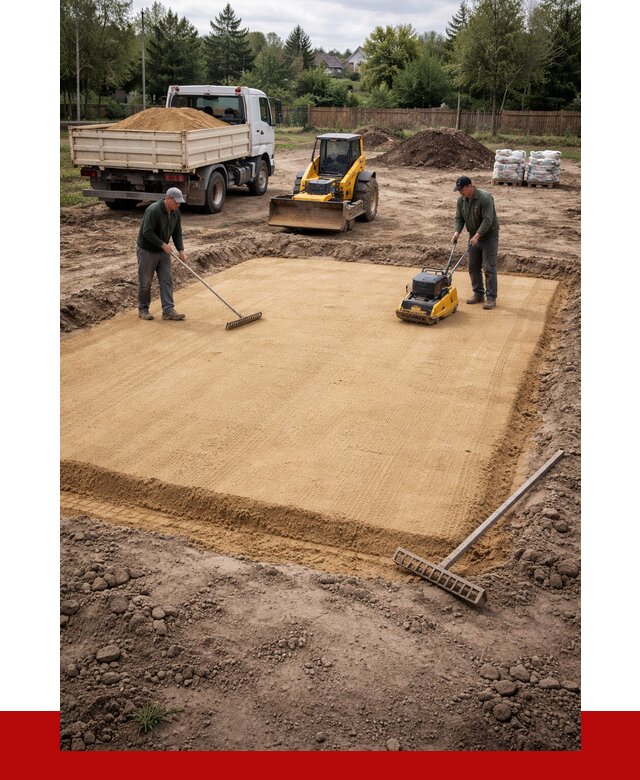 Устройство песчаной подушки в Москве от 4626 р. ПРОНЕРУДМск